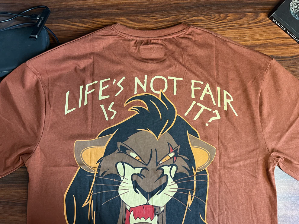 Disney The Lion King Scar T-Shirt – Official Graphic Cotton Tee (Unisex) 6 Disney The Lion King Scar T-Shirt – Official Graphic Cotton Tee (Unisex) - Image 6