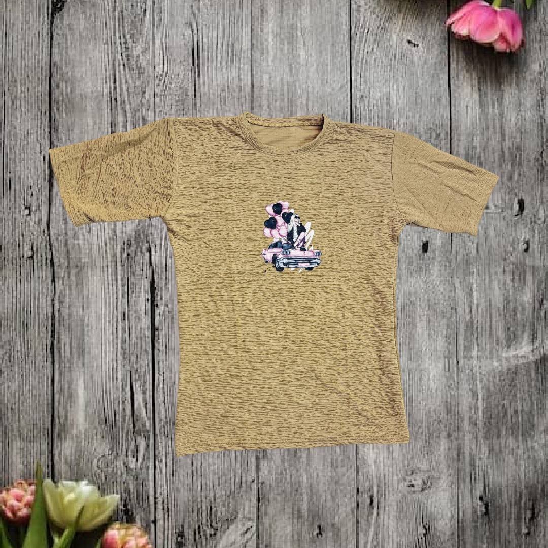 Trendy Beige Co-Ord Set for Women | Stylish T-Shirt & Pant Set | Casual & Comfort Wear 3 Trendy Beige Co-Ord Set for Women | Stylish T-Shirt & Pant Set | Casual & Comfort Wear - Image 3